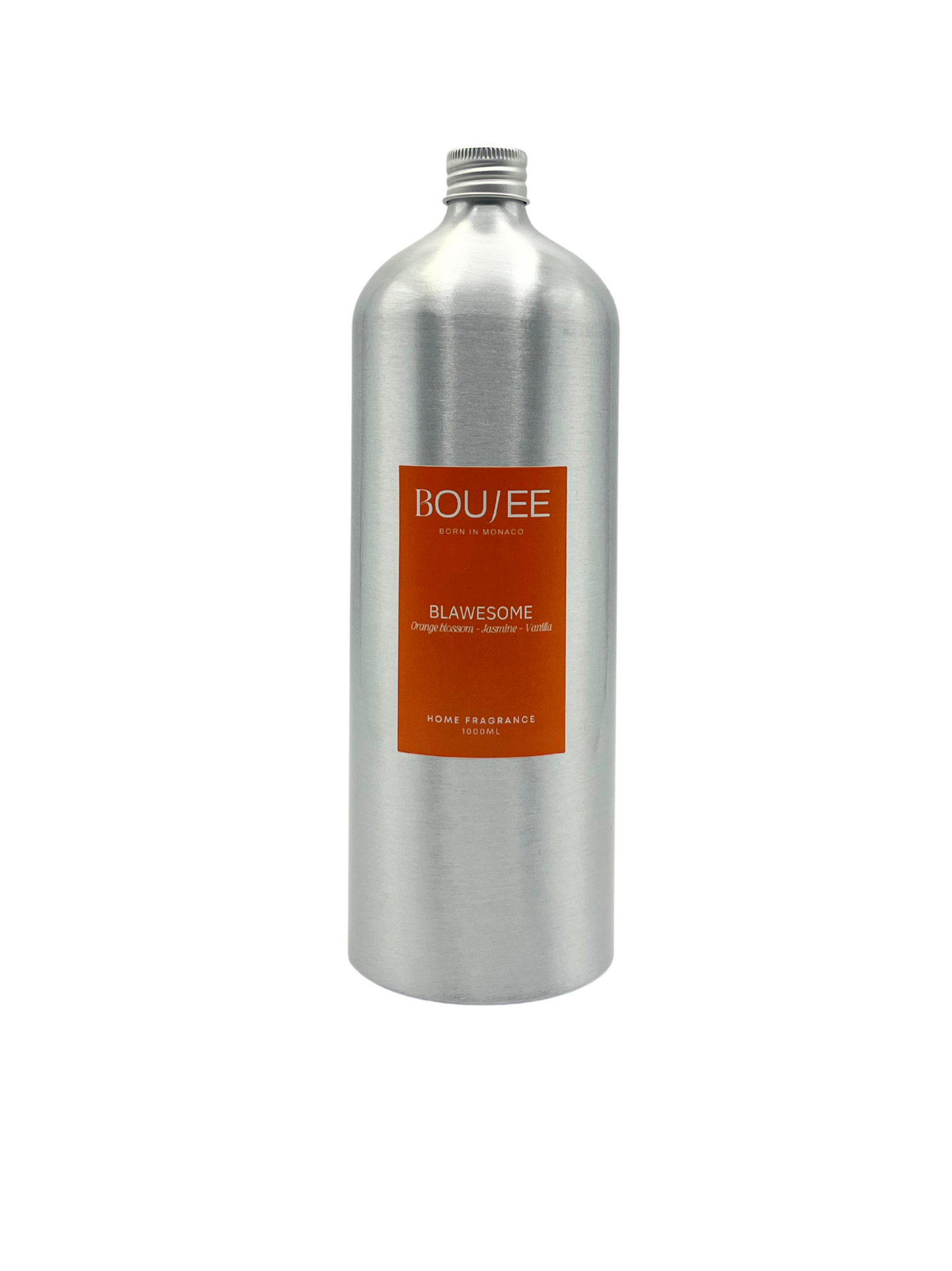 BOUJEE MONACO Blawesome XL Refill in sleek aluminium bottle, offering a long-lasting floral fragrance with a fresh and elegant finish.