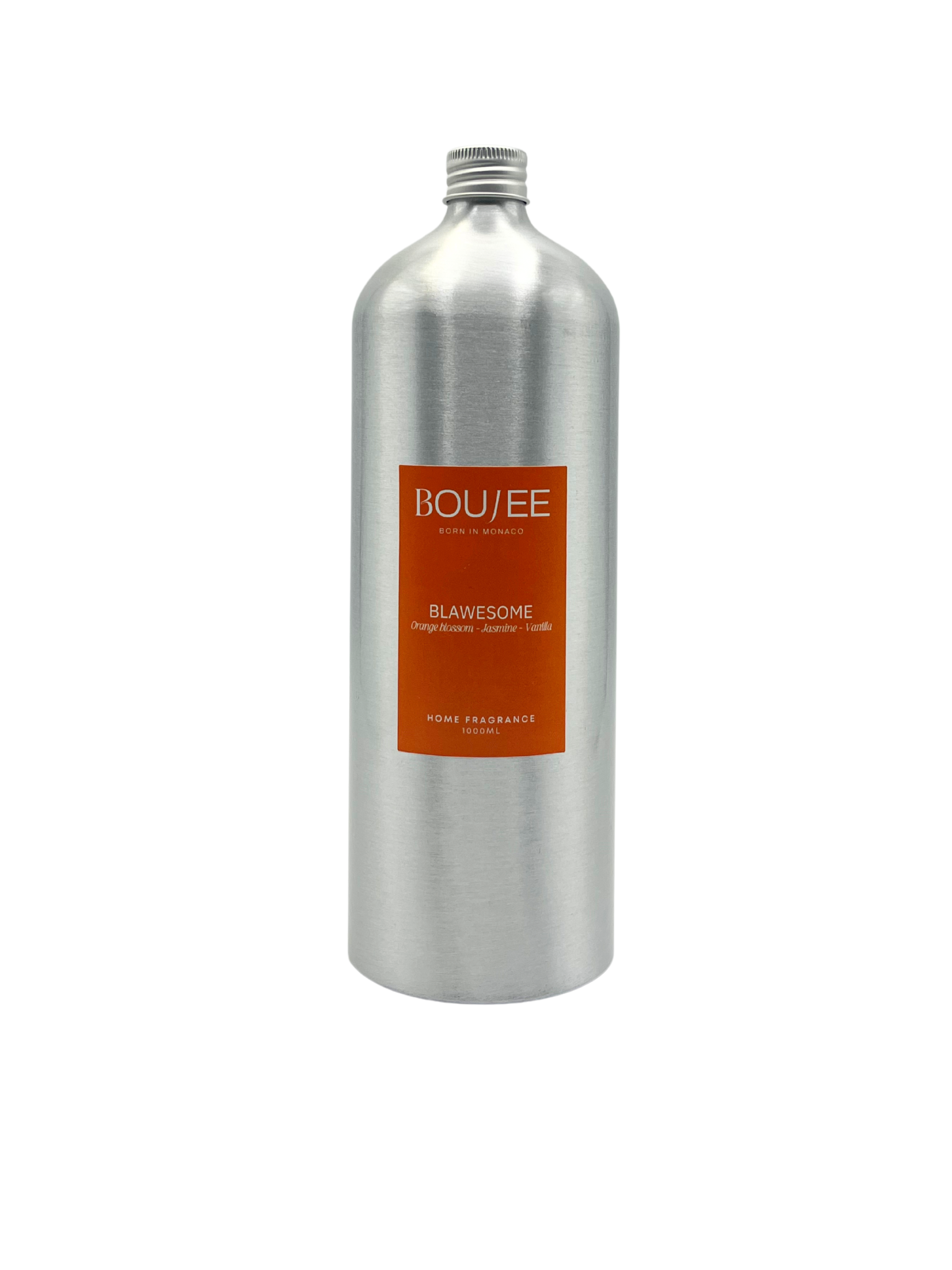 BOUJEE MONACO Blawesome XL Refill in sleek aluminium bottle, offering a long-lasting floral fragrance with a fresh and elegant finish.