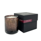 Unfigettable Scented Candle by BOUJEE Monaco in handblown glass, featuring a sophisticated blend of fig, sweet violet, and musk.