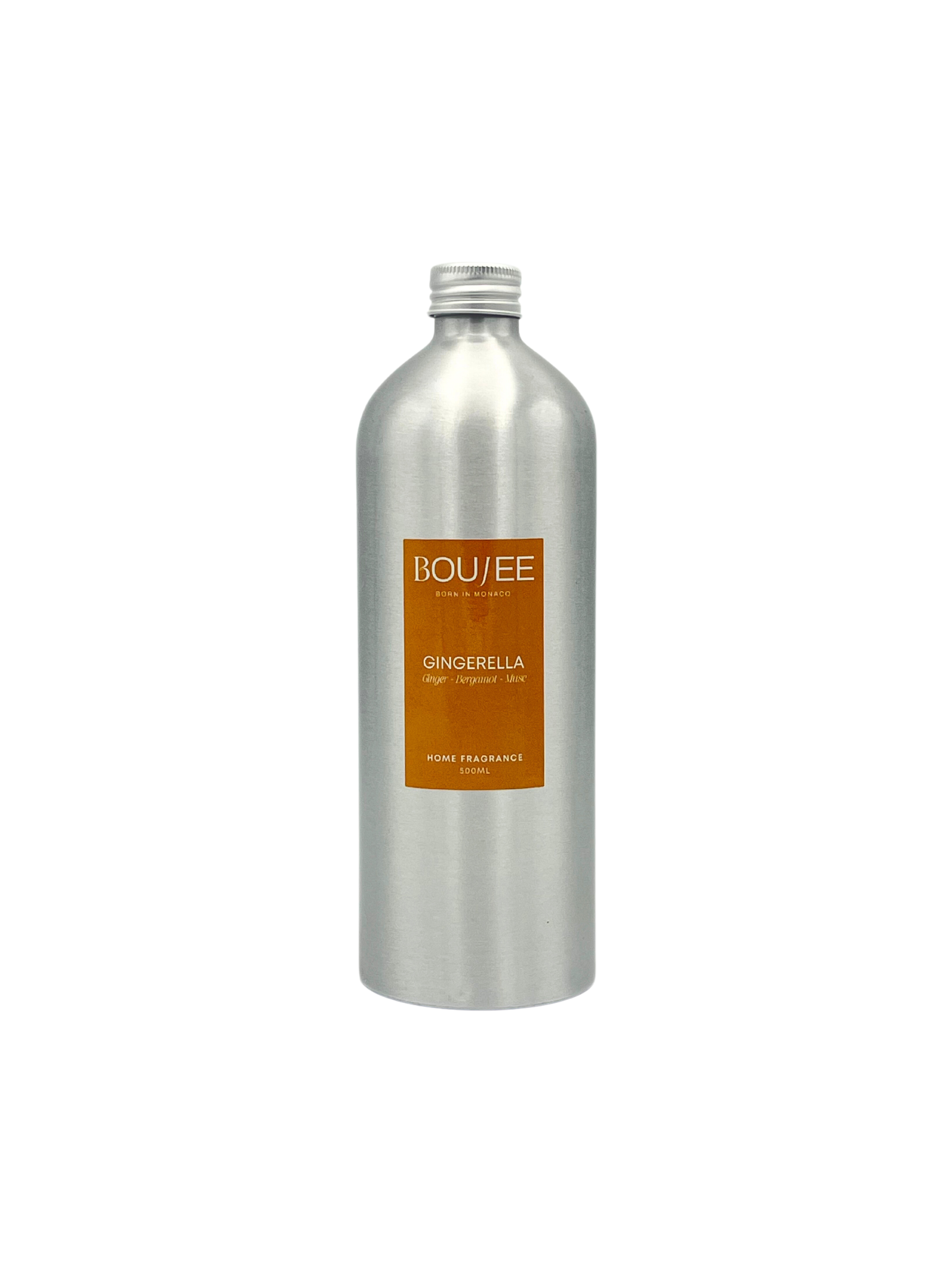 Refill bottle of Gingerella fragrance, offering a fresh, spicy scent with notes of ginger, bergamot, and musk.