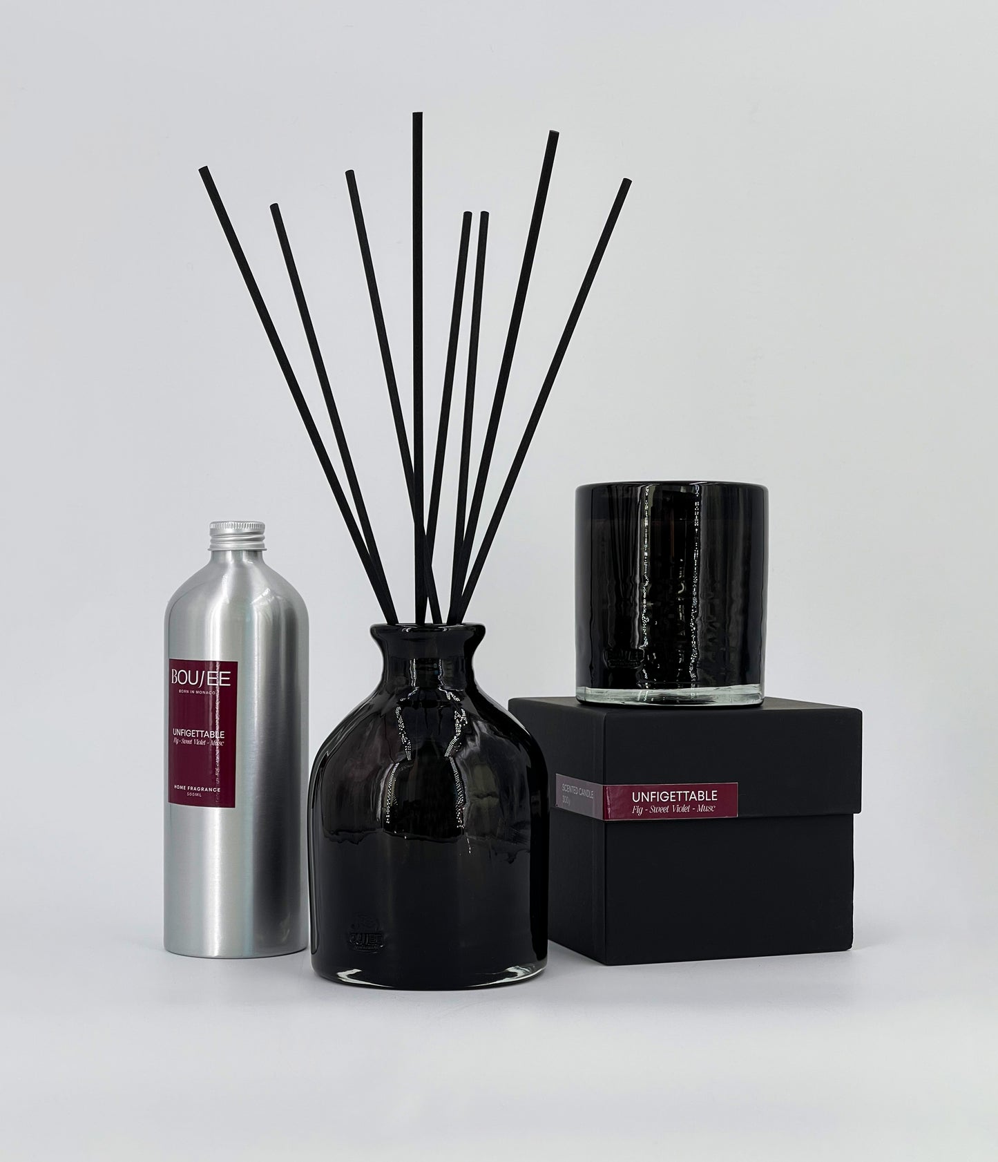 BOUJEE MONACO | BUNDLE CANDLE AND DIFFUSER UNFIGETTABLE 500ML